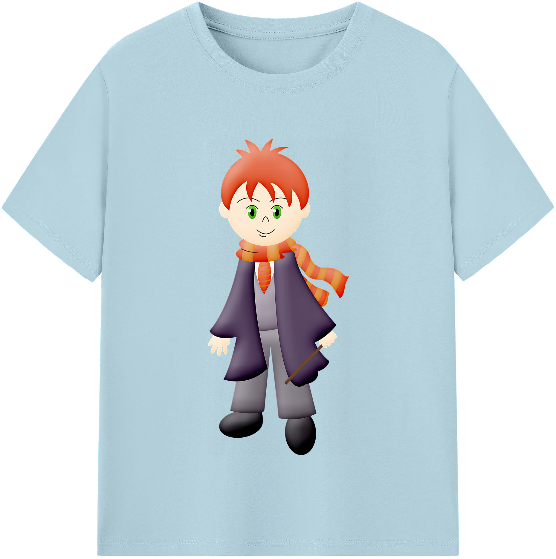 （画像用） Harry Potter ハリー・ポッターシリーズ 綿100％半袖Tシャツ（フロントプリント）
